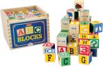 Schylling ABC Wooden Alphabet Blocks Toy