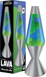 Lava The Original Lamp - 16.3 Emerald Tide ?C Classic Liquid Motion Lamp - Yellow Wax and Blue Liquid - Item #5139 (Amazon Exclusive)